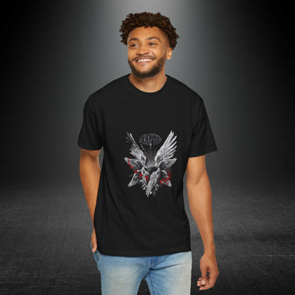 Copy of Copy of Skull with Wings T-Shirt | Gothic Skull Angel Graphic