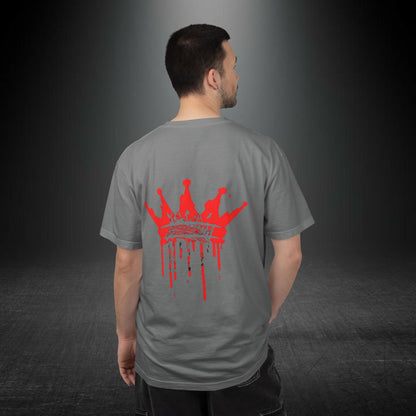 Copy of Justice Angel Illustration T-shirt | Dripping Crown Back Print