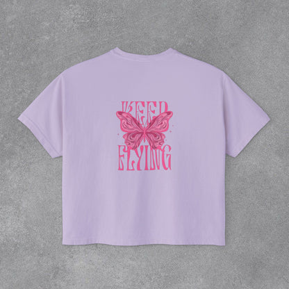 Copy of Desert Moon Cactus Night Tee | Butterfly Need Flying Graphic Tee