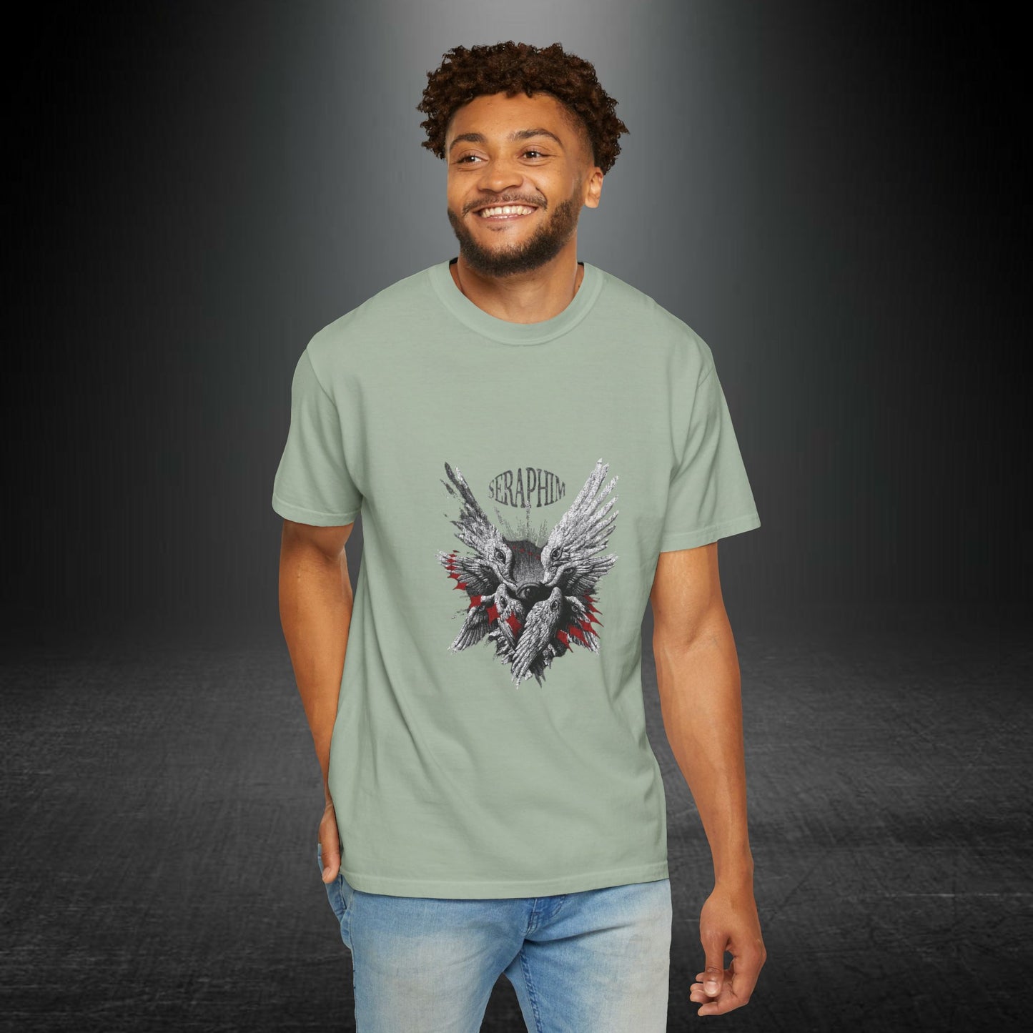 Copy of Copy of Skull with Wings T-Shirt | Gothic Skull Angel Graphic