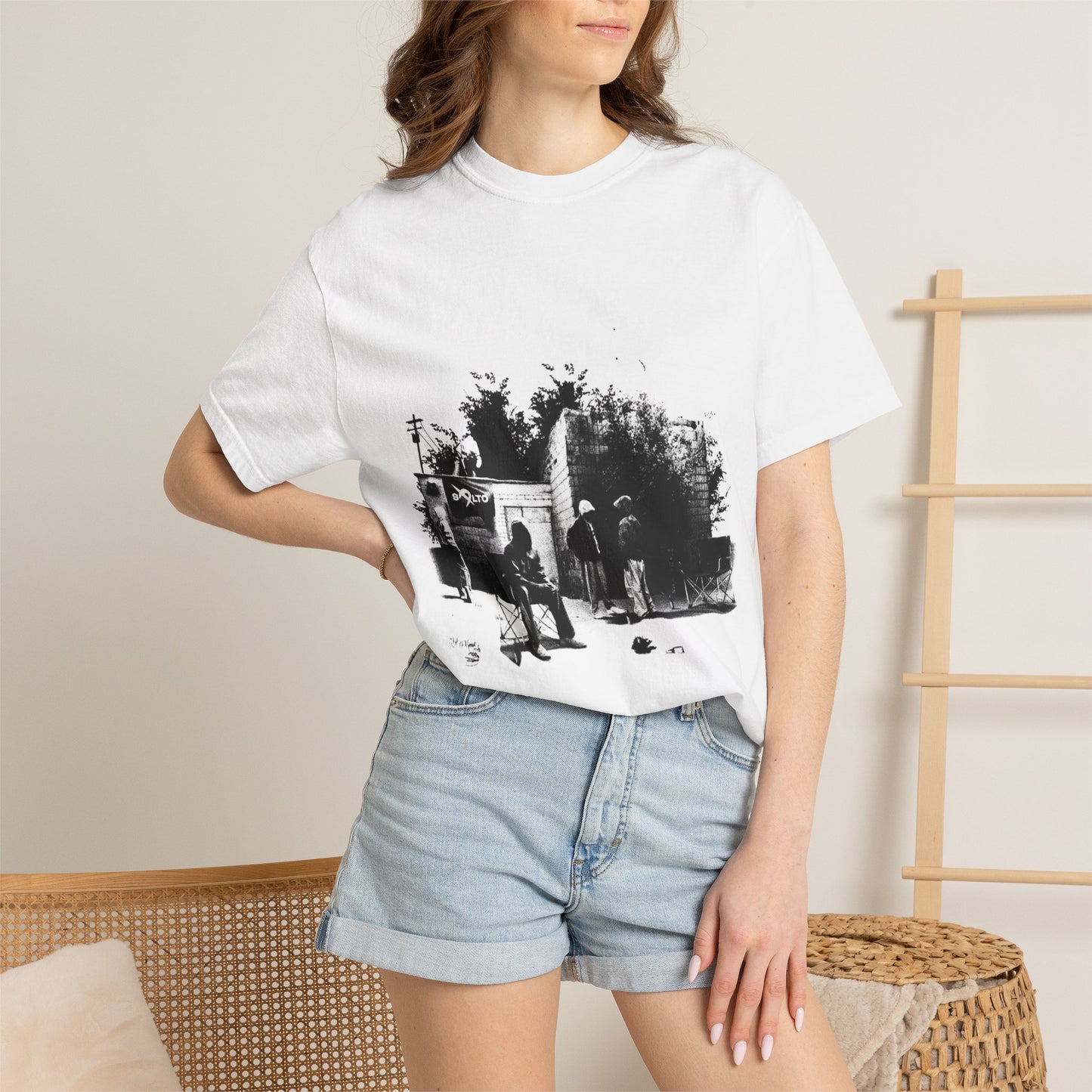 Copy of Praying Hands Graphic T-shirt | Graffiti Street Scene Tee