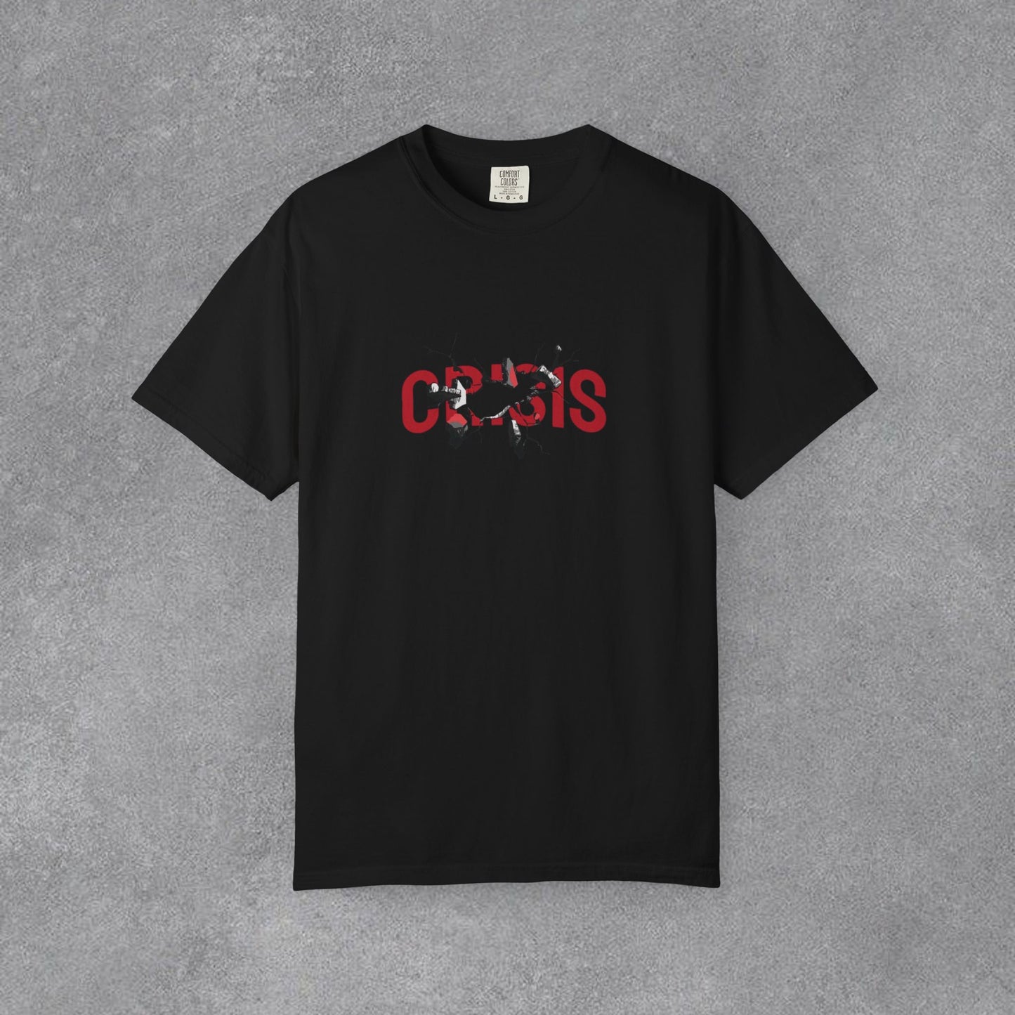 Copy of Vintage Comic Panel Graphic T-Shirt | Retro Crisis Text Tee | Garment Dyed Cotton Shirt | Streetwear Graphic Tee | Unisex Gift