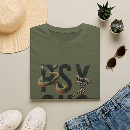 Copy of Psycho Snake Typography T-Shirt | Snake Lettering Tee