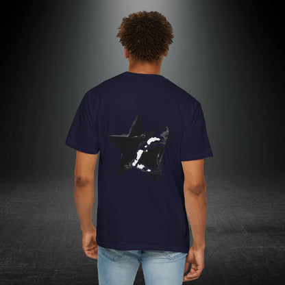Copy of Skull Graphic T-Shirt | Gothic Tattoo Streetwear Tee | Vintage Washed Cotton Shirt | Shark Back Print | Unisex Graphic Tee