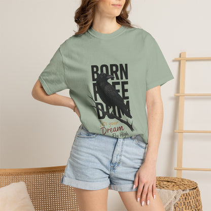 Copy of Born to Be Free Raven silhouette tee | Born to Be Free T-Shirt