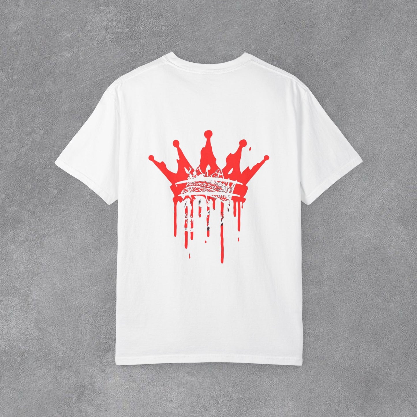 Copy of Justice Angel Illustration T-shirt | Dripping Crown Back Print