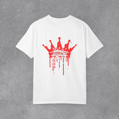 Copy of Justice Angel Illustration T-shirt | Dripping Crown Back Print