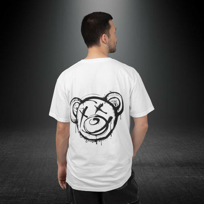 Copy of Head Up Hand Sign T-Shirt | Graffiti Bear Back Print, Streetwear Tee