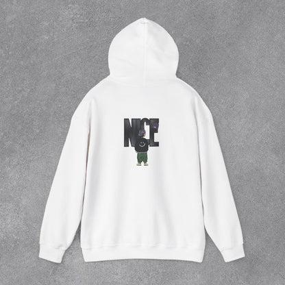 NICE Yazılı Grafik Baskılı Erkek Kapüşonlu Sweatshirt