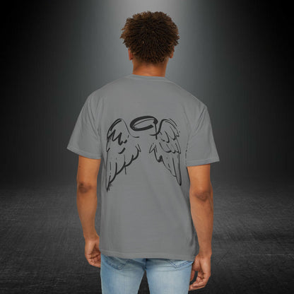 Copy of Angel Wings and Eyes T-Shirt | Graphic Tee with Angel Sketches