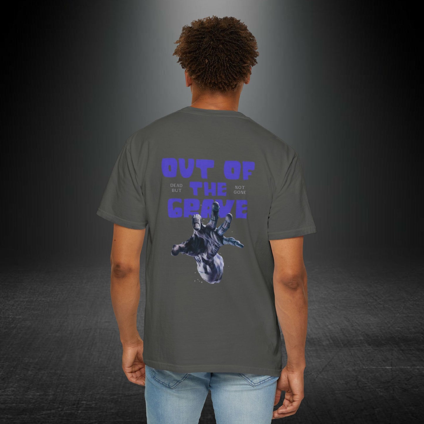 Copy of Out of the Grave zombie hand T-Shirt | band silhouette front