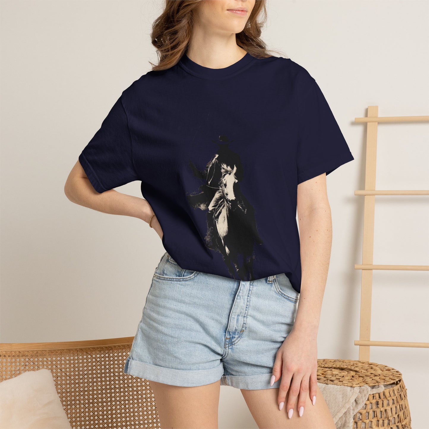 Copy of Vintage Cowboy Silhouette T-shirt | , Western Roseo Tee , Cowboy Graphic tshirt , Horse Lover Gift , Country Western unisex Tee