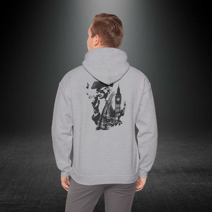 Thomas Shelby Vintage Baskılı Erkek Kapüşonlu Sweatshirt