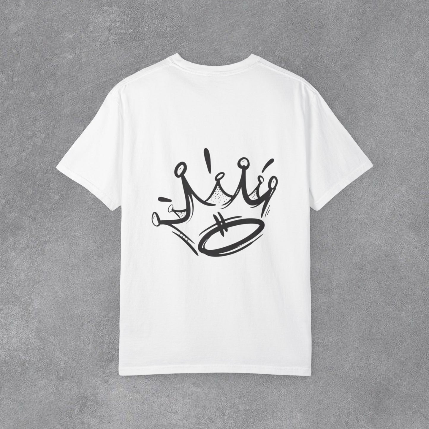 Copy of Shark Attack Surfing Skeleton T-shirt | Wave Illustration, Crown Back Print