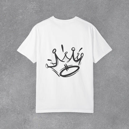 Copy of Shark Attack Surfing Skeleton T-shirt | Wave Illustration, Crown Back Print