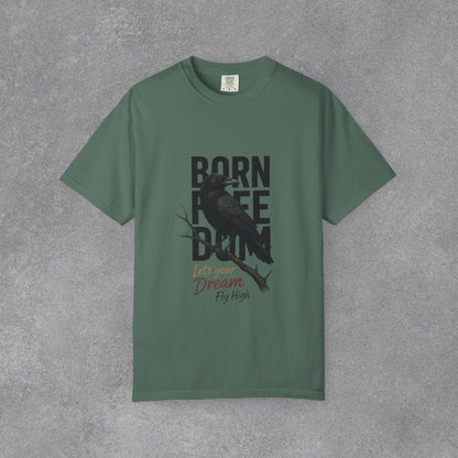 Copy of Born to Be Free Raven silhouette tee | Born to Be Free T-Shirt