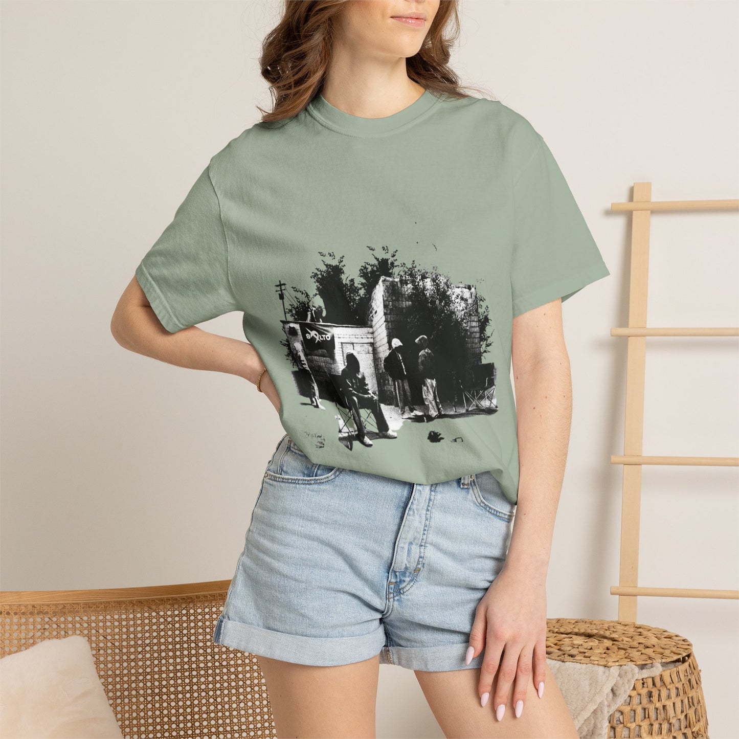 Copy of Praying Hands Graphic T-shirt | Graffiti Street Scene Tee