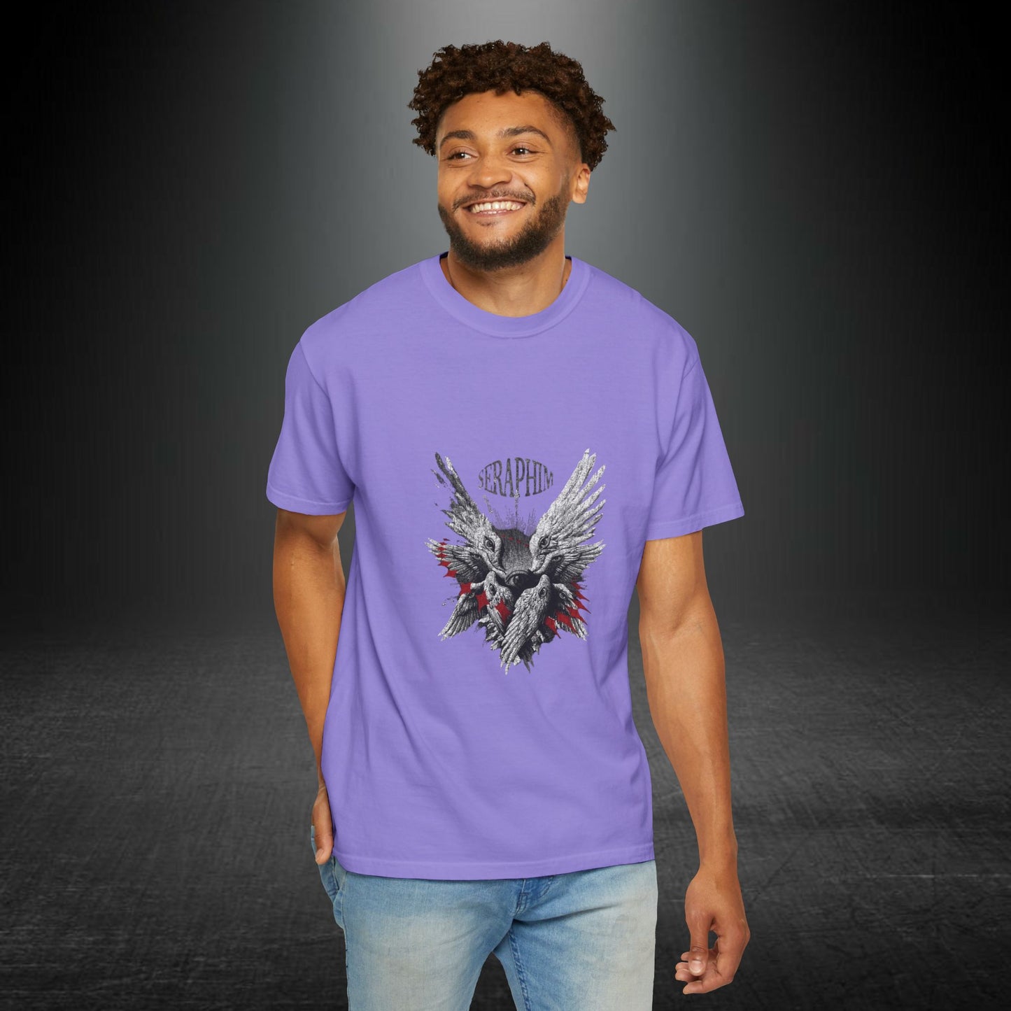 Copy of Copy of Skull with Wings T-Shirt | Gothic Skull Angel Graphic