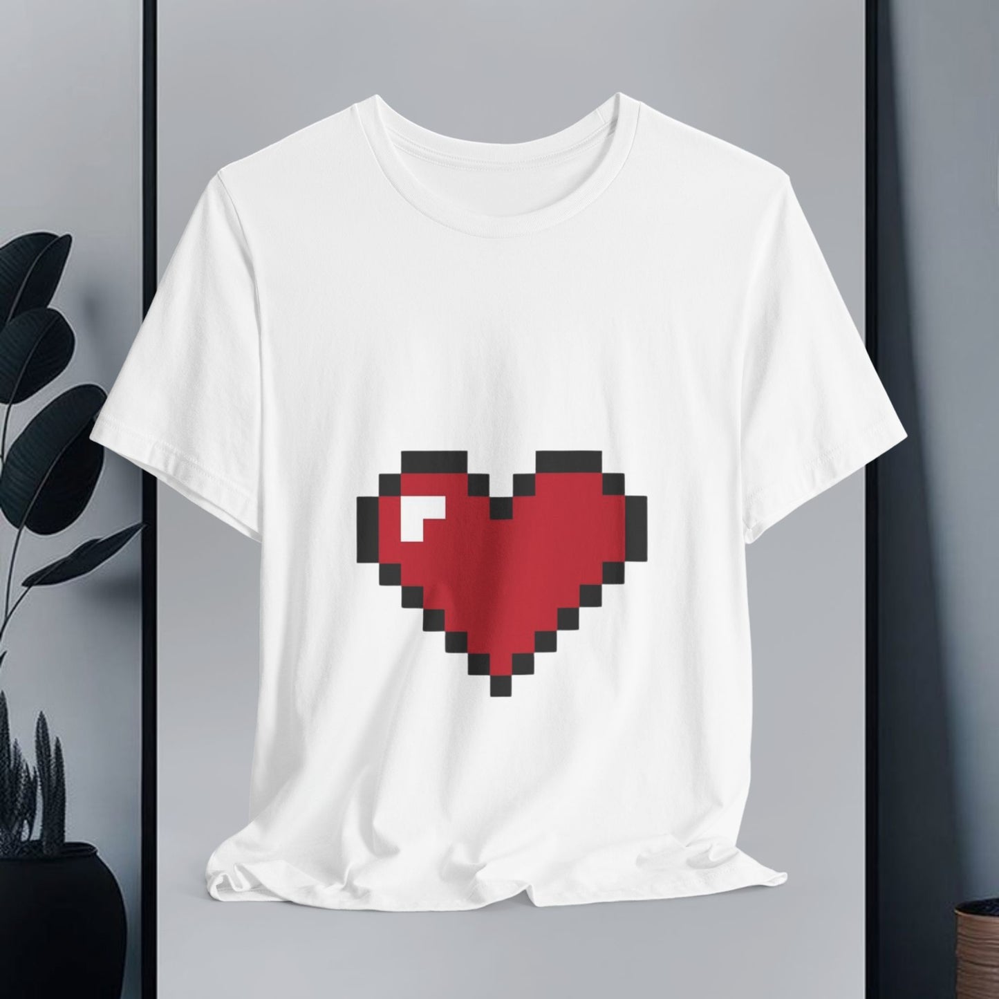 Copy of 8-Bit Pixel Heart T-Shirt | Retro Video Game Heart Tee