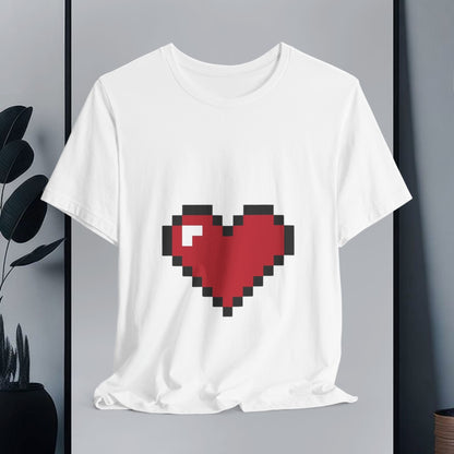Copy of 8-Bit Pixel Heart T-Shirt | Retro Video Game Heart Tee