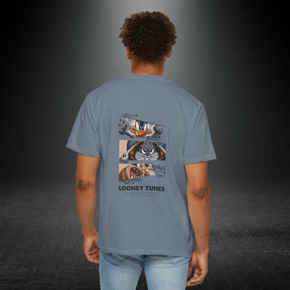 Copy of Vintage Comic Panel Graphic T-Shirt | Retro Crisis Text Tee | Garment Dyed Cotton Shirt | Streetwear Graphic Tee | Unisex Gift